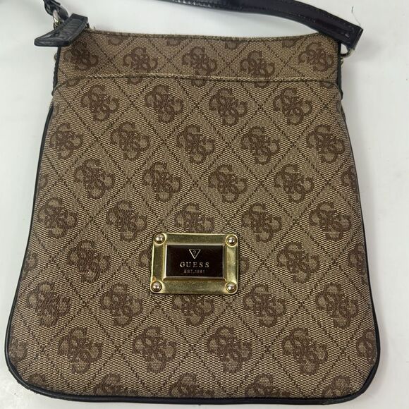 Guess Skya Mini Monogram Crossbody Women's Bag - Picture 3 of 10